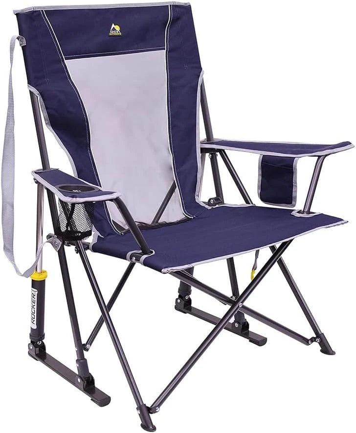 GCI Outdoor Sunshade Rocker Outdoor Rocking Chair with Canopy