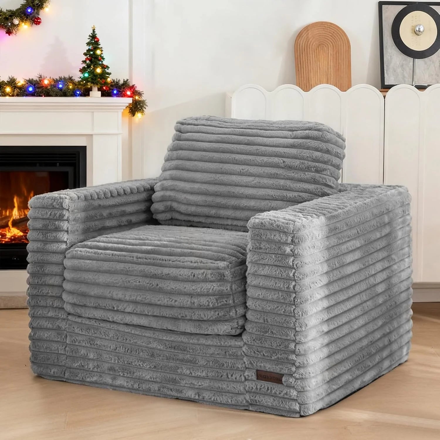 MAXYOYO Lazy Sofa Chair, Soft Cushioned Double Seat Floor Sofa