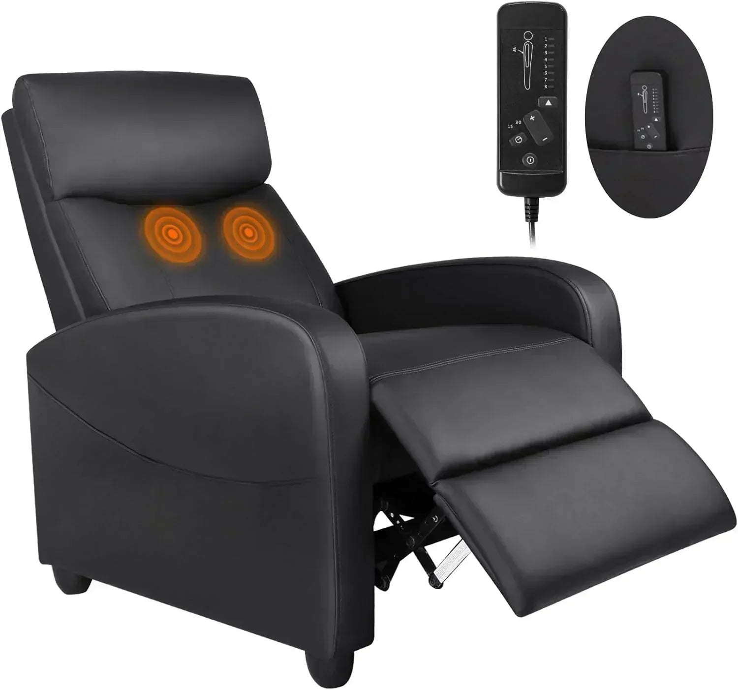 Sweetcrispy Massage Recliner Chair for Adults Adjustable Home Theater Seating