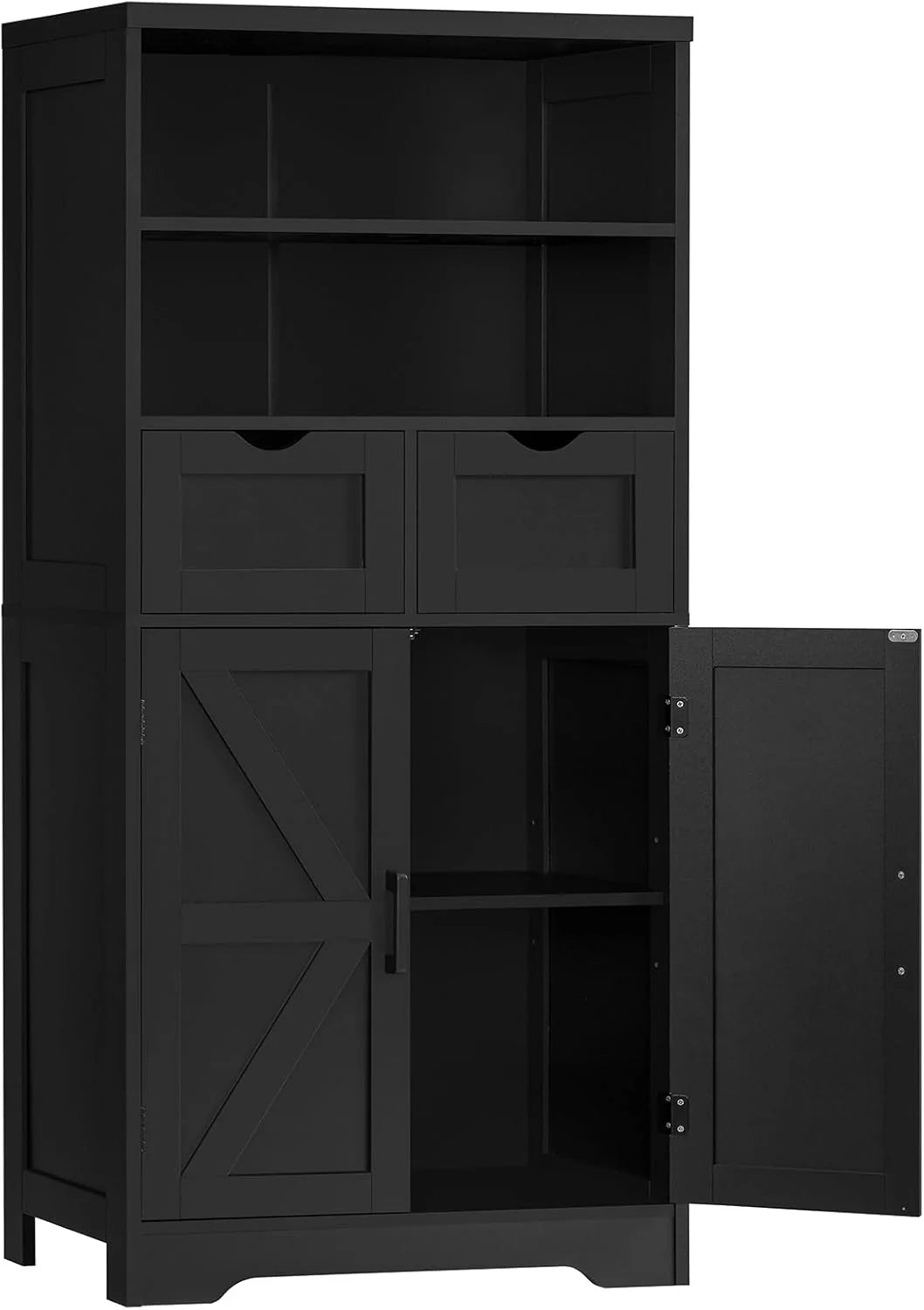 TEENFON Bathroom Storage Cabinet with Adjustable Shelf & Large Drawer