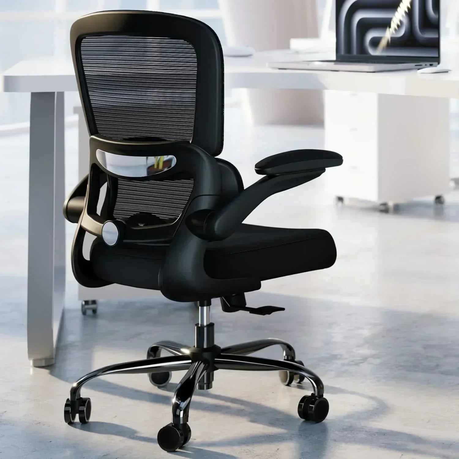TRALT Office Chair Ergonomic Desk Chair 330 lbs Home Mesh Gaming Chair with Wheels